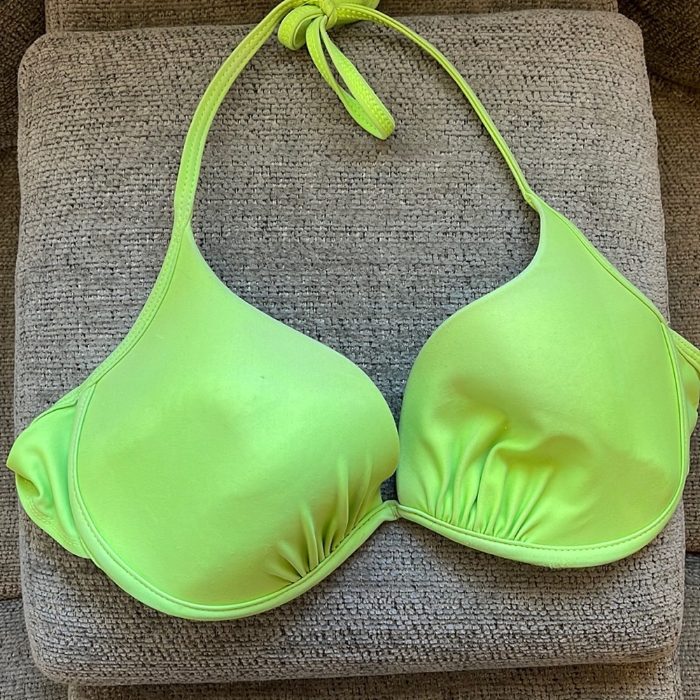 Green bikini top